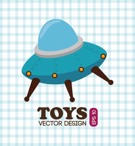 Toys design over white background vector illustration — Stock Vector