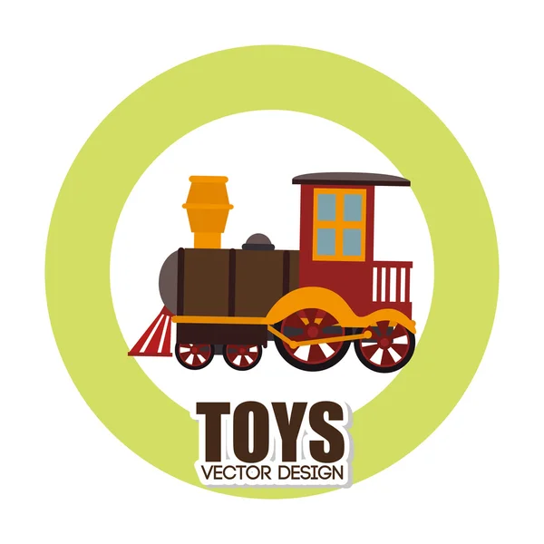 Toys design over white background vector illustration — Stock Vector