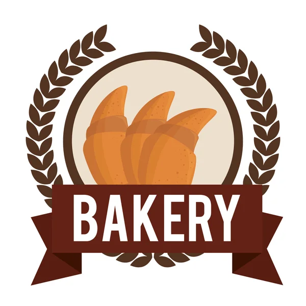 Bäckereidesign über weißem Hintergrund Vektor Illustration — Stockvektor