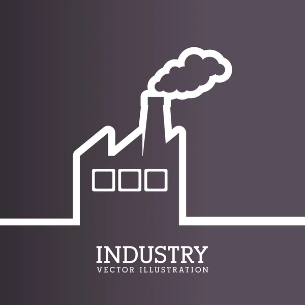 Industry design over gray background vector illustration — Stock Vector