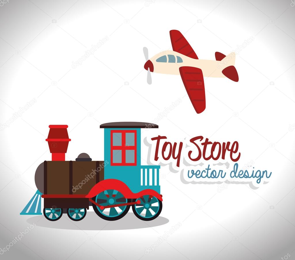 Toys design over white background vector illustration