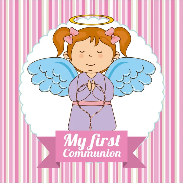 First communion — Stock Vector