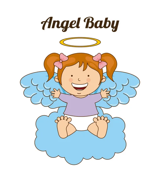 Angel baby — Stock vektor