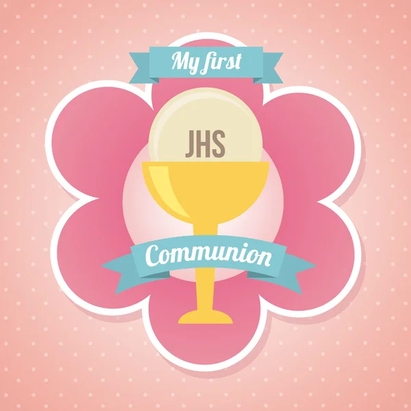 My first communion — Stock Vector