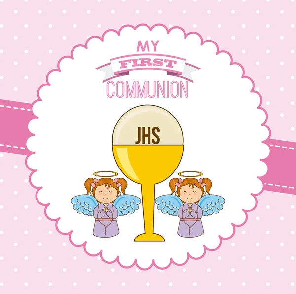 Ma première communion — Image vectorielle