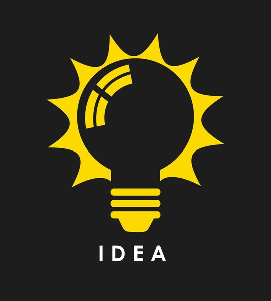 Icono de idea — Vector de stock