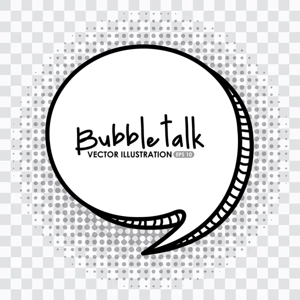 Разговор о пузыре — стоковый вектор