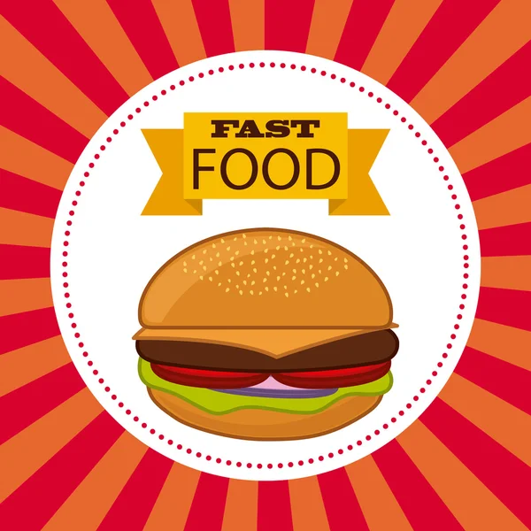 Fast-Food — Vetor de Stock