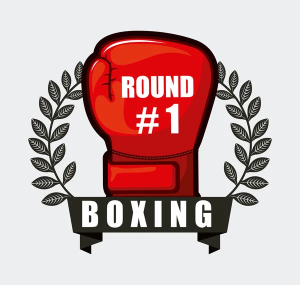 Sport de boxe — Image vectorielle