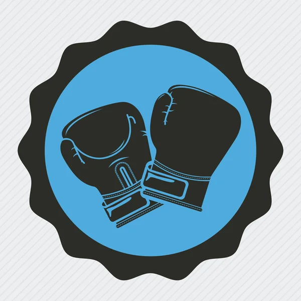 Boxeo deporte — Vector de stock