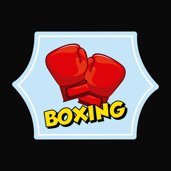 Sport boks — Wektor stockowy