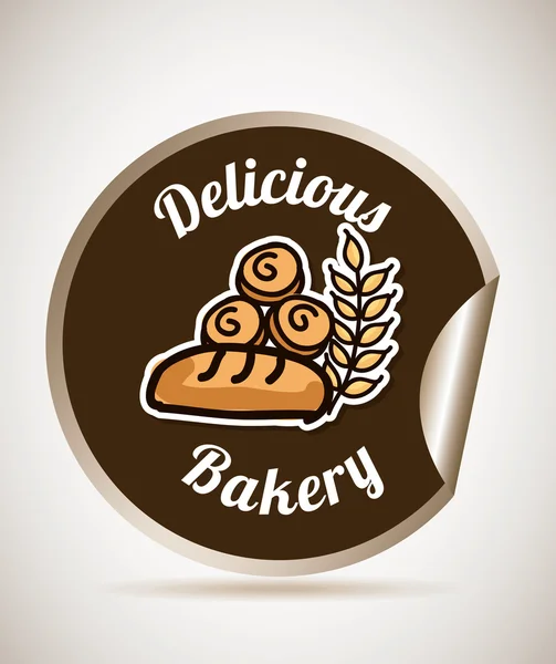 Icône de boulangerie — Image vectorielle