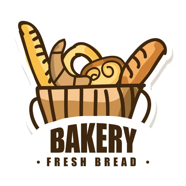 Icono de panadería — Vector de stock