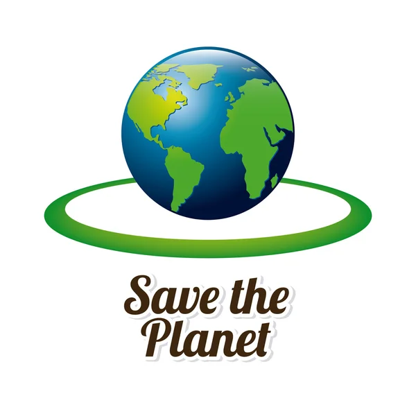 Save the planet — Stock Vector