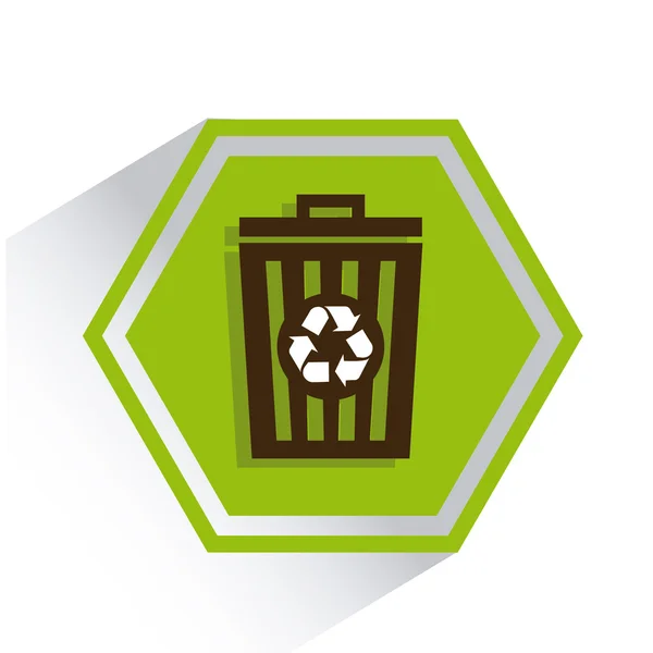Ícone de reciclagem —  Vetores de Stock