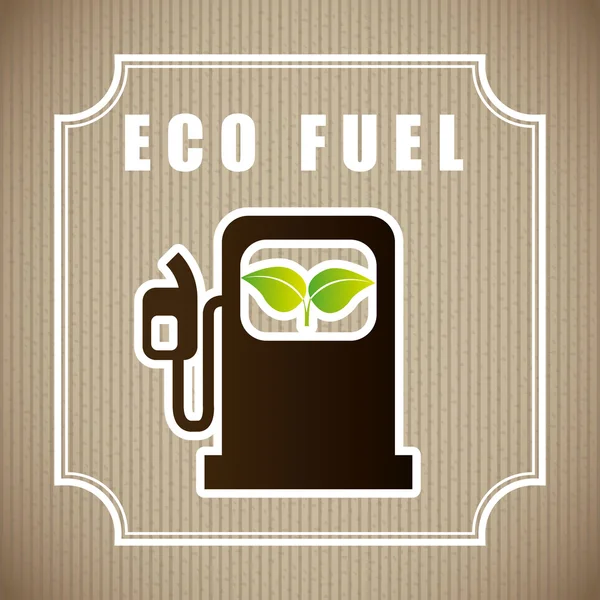 Eco combustible — Archivo Imágenes Vectoriales