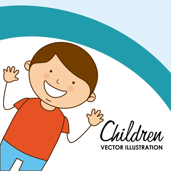 Kinderen — Stockvector