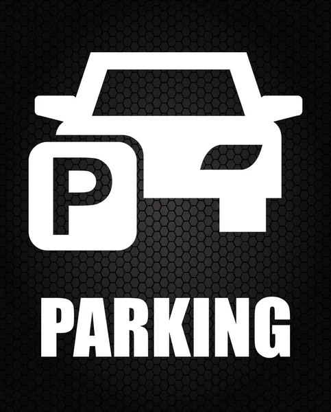 Parking icon — Stock Vector