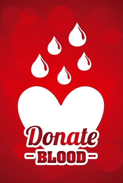 Donar sangre — Vector de stock