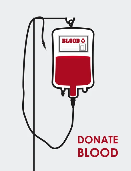 Donar sangre — Vector de stock