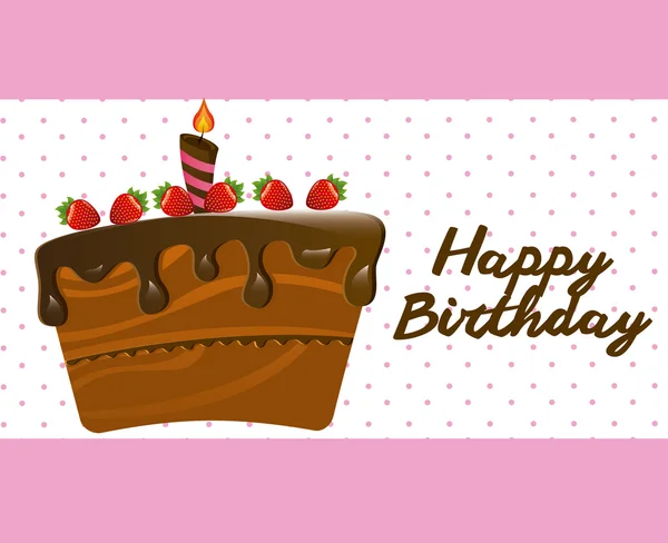 Happy birthday — Stock Vector