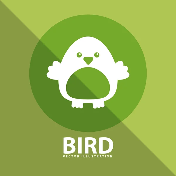 Ícone de pássaro —  Vetores de Stock