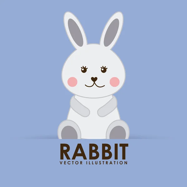 Кролик милый. — стоковый вектор