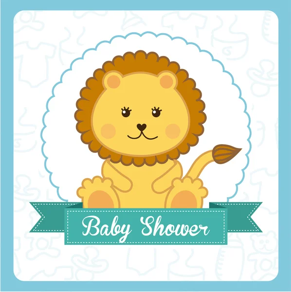 Baby shower — Stock Vector