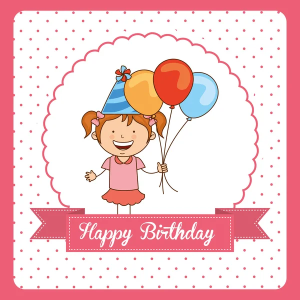 Happy birthday — Stock Vector