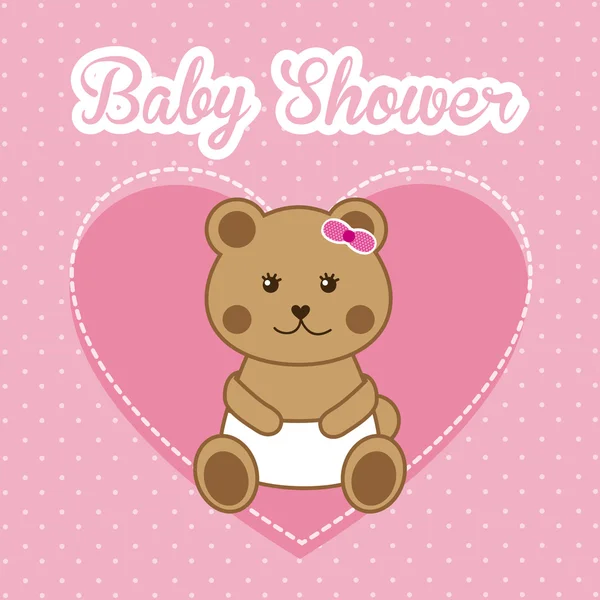 Babydusche — Stockvektor