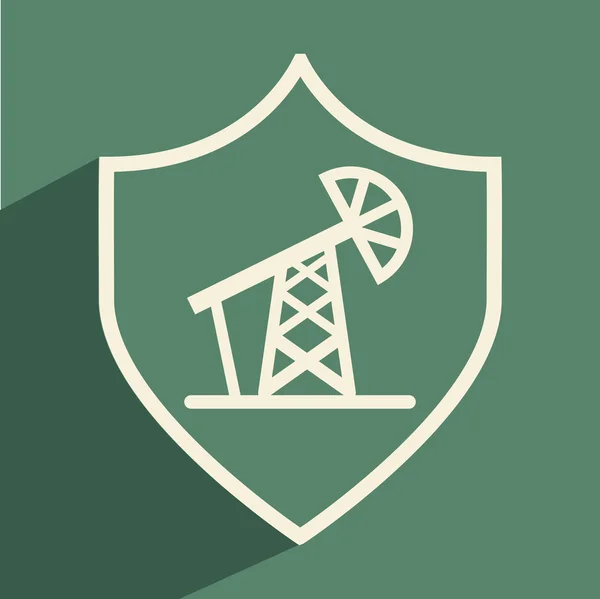 Icono combustible — Vector de stock