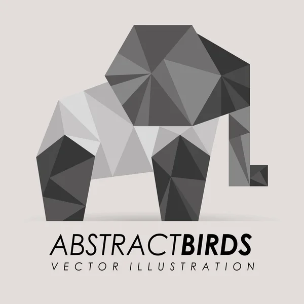Abstracte dieren — Stockvector
