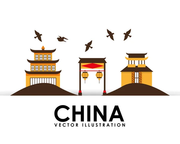 中国の文化 — ストックベクタ