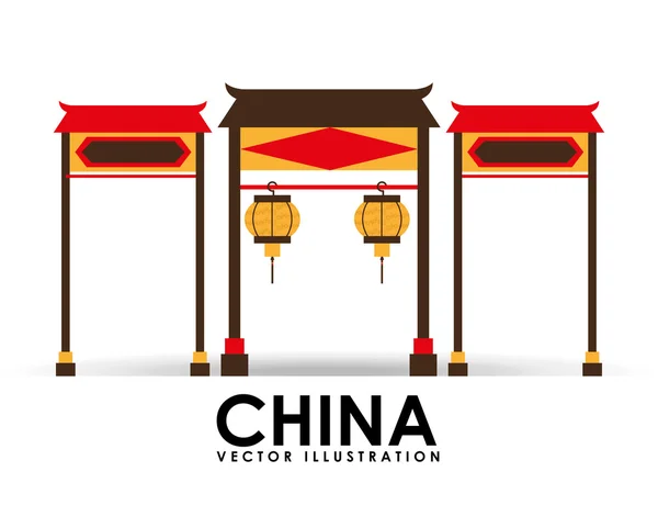 China cultuur — Stockvector