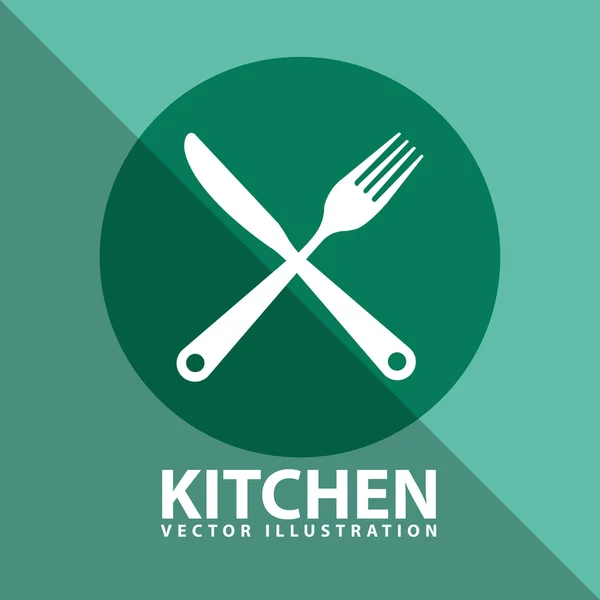 Keuken pictogram — Stockvector