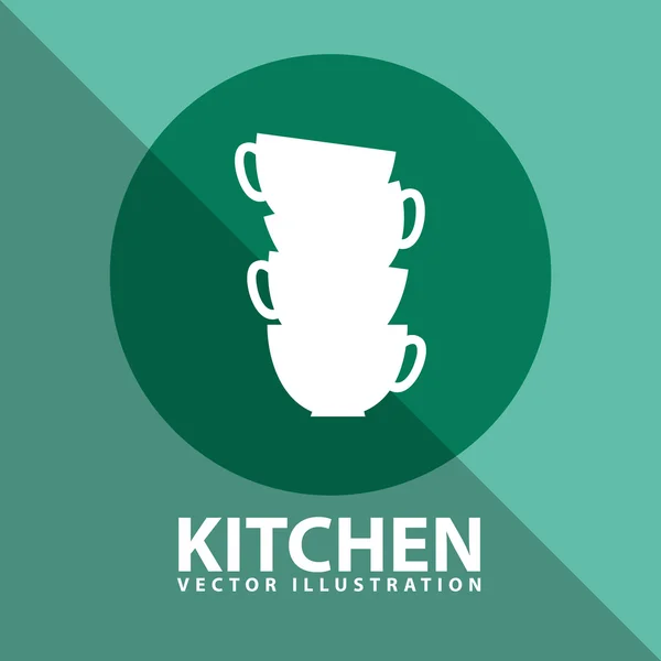 Keuken pictogram — Stockvector