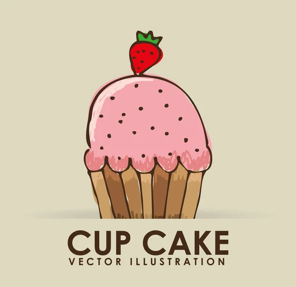 Ícone de pastelaria — Vetor de Stock