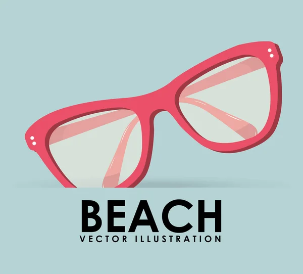 Beach icon — Stock Vector