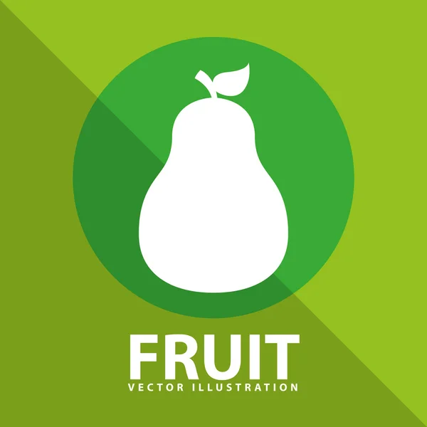 Icono de fruta — Vector de stock