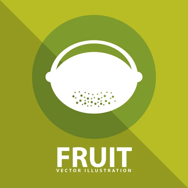 Icono de fruta — Vector de stock