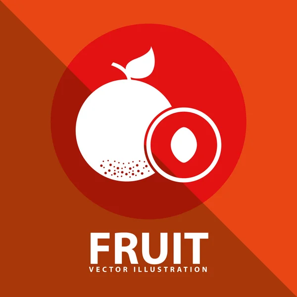Obst-Ikone — Stockvektor