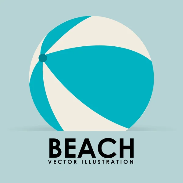 Beach icon — Stock Vector