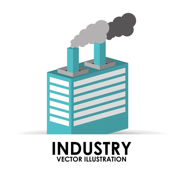 Industribyggnad — Stock vektor