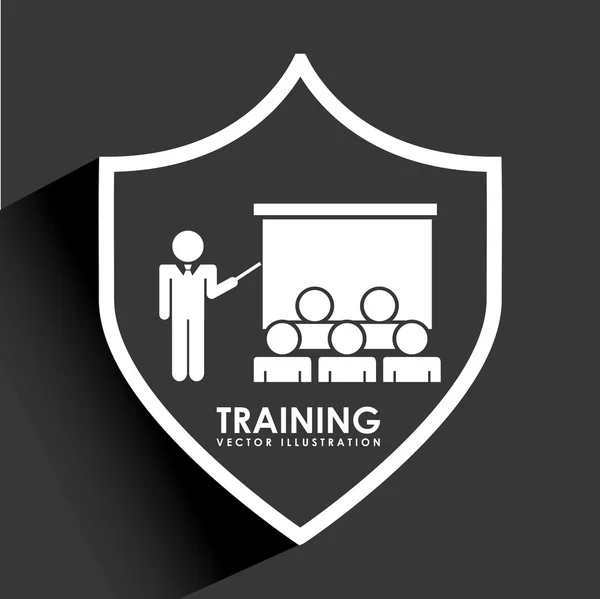 Training icon — Stock Vector