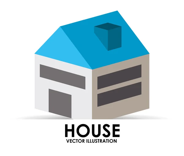 Hus ikon design — Stock vektor