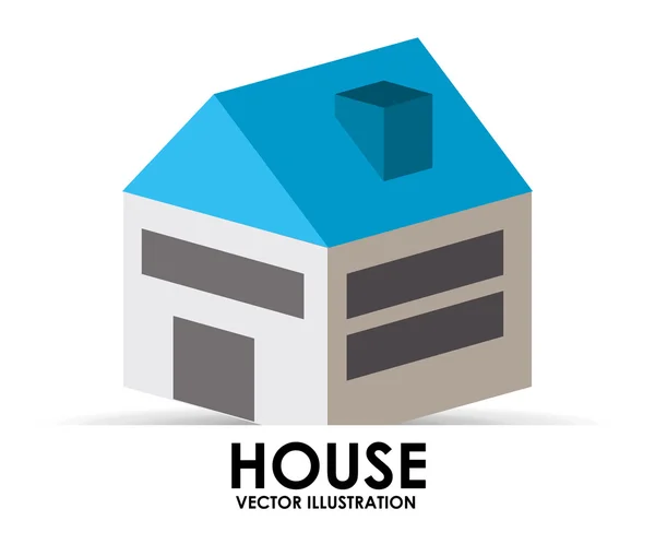 Casa icono de diseño — Vector de stock