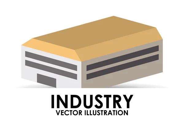 Industriebouw — Stockvector