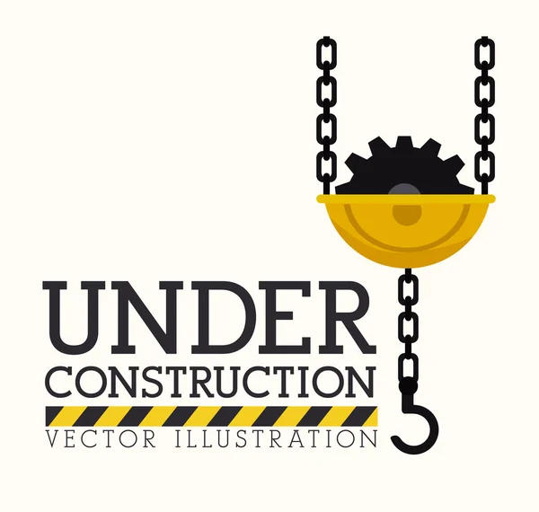 Construction design,vector ilustration. — Stock Vector