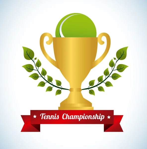 Tennis design, illustration vectorielle . — Image vectorielle