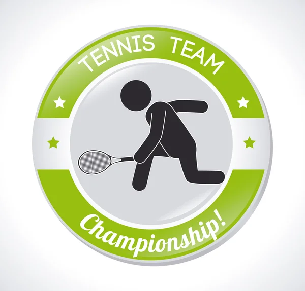 Tennis ontwerp, vectorillustratie. — Stockvector